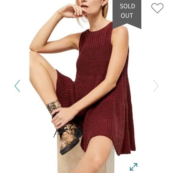 Free people waterfall ruffle sleeveless dr… - Picture 3 of 9